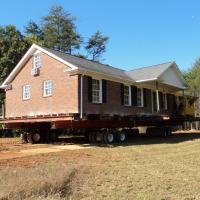 Brick masonry house move in Oak Ridge, NC